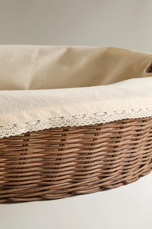 Корзина для пеленального матраца из ротанга- Заказать в России