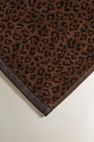 Полотенце для пляжа с животным принтом из велюра- Заказать в России