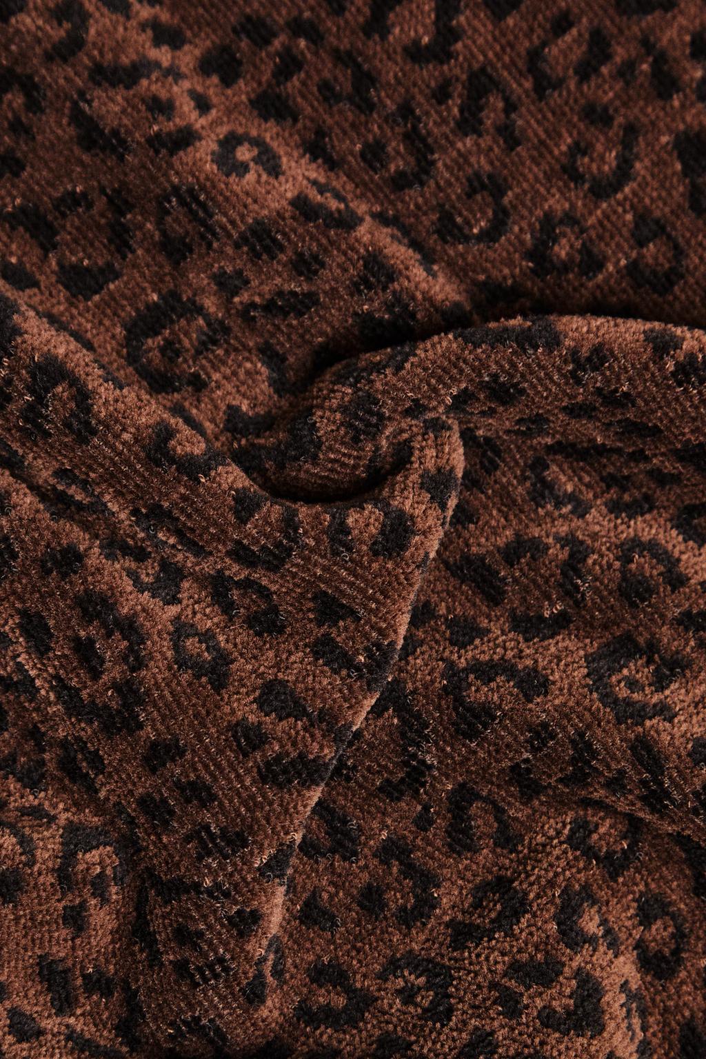 Полотенце для пляжа с животным принтом из велюра