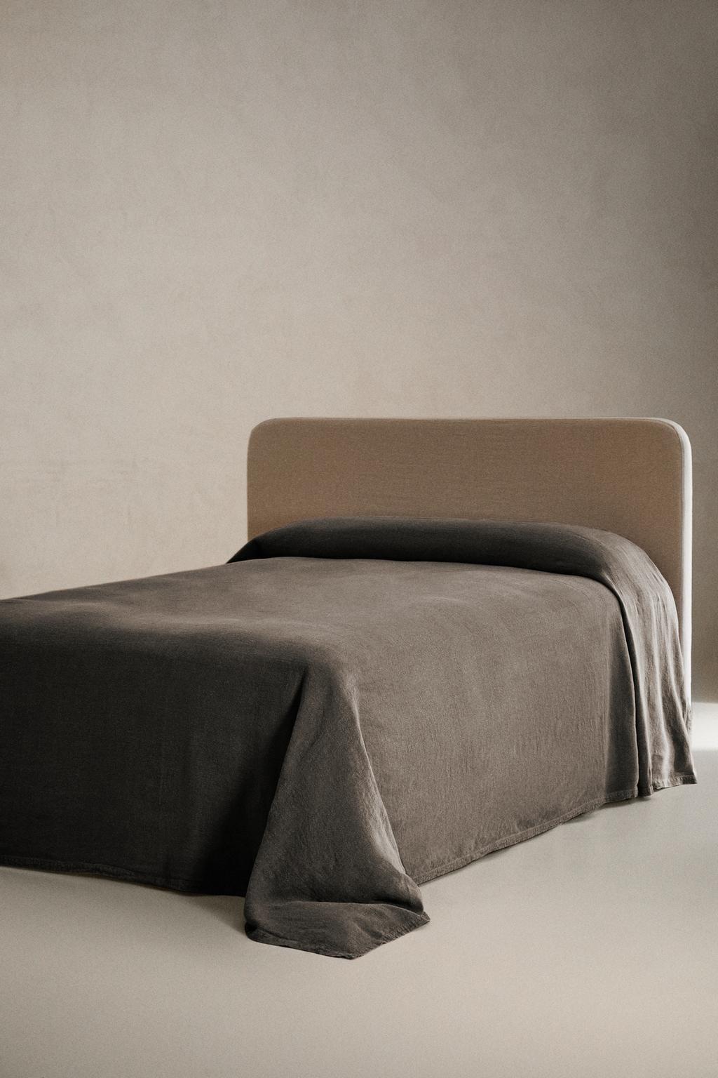 Покрывало из мятого льна (400 г/м²)