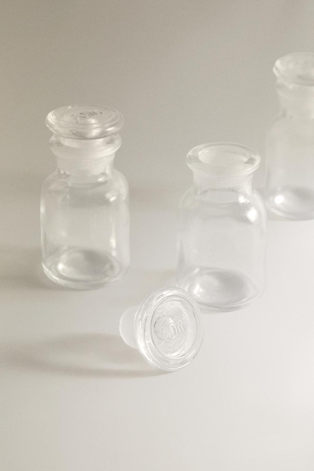 Деревянная подставка для специй с стеклянными банками