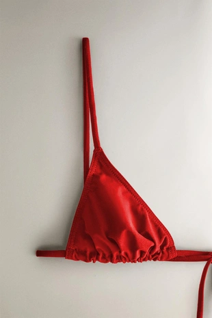 Треугольный пляжный бикини верх- Заказать в России