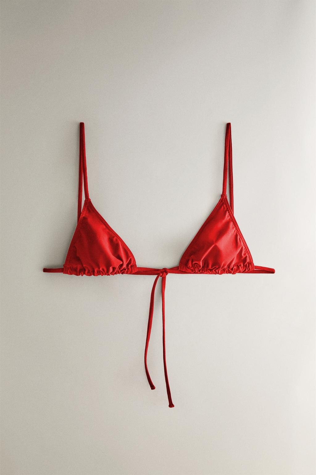 Треугольный пляжный бикини верх