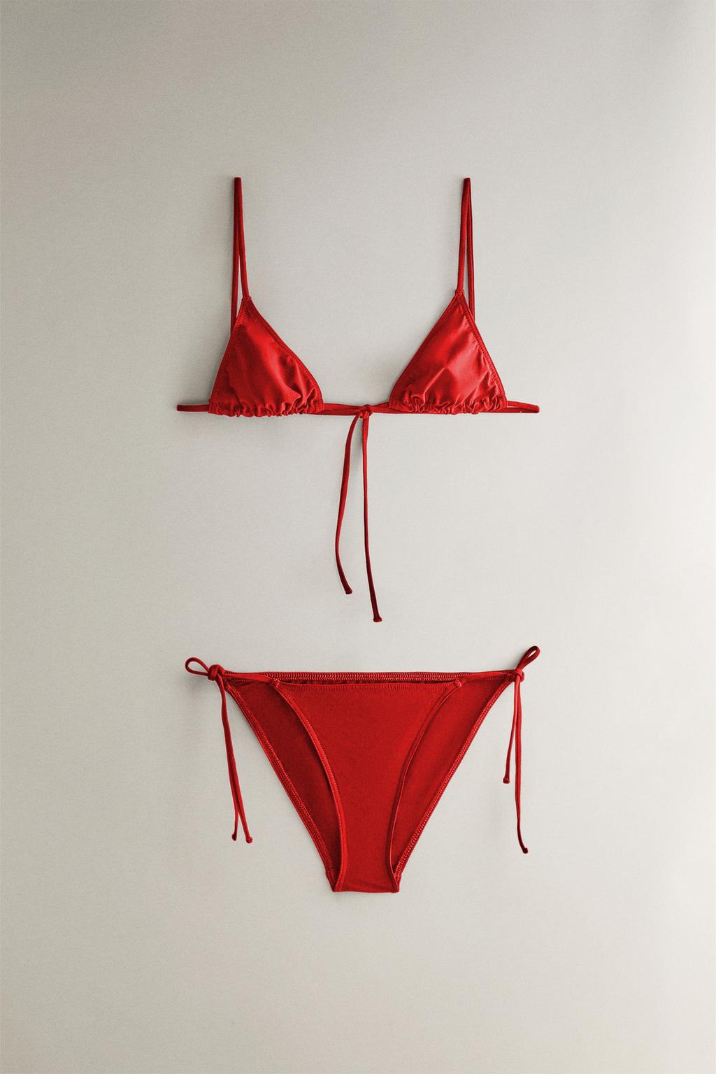 Треугольный пляжный бикини верх