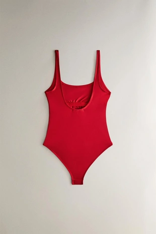 Пляжный купальник с широкими бретелями- Заказать в России