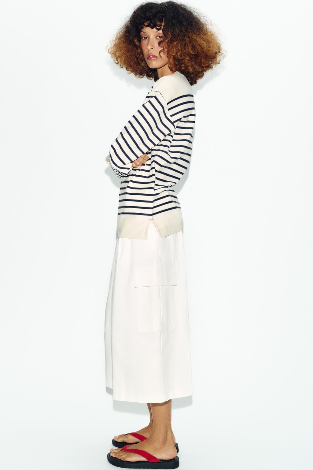 ФУТБОЛКА В ПОЛОСКУ С ДЛИННЫМИ РУКАВАМИ