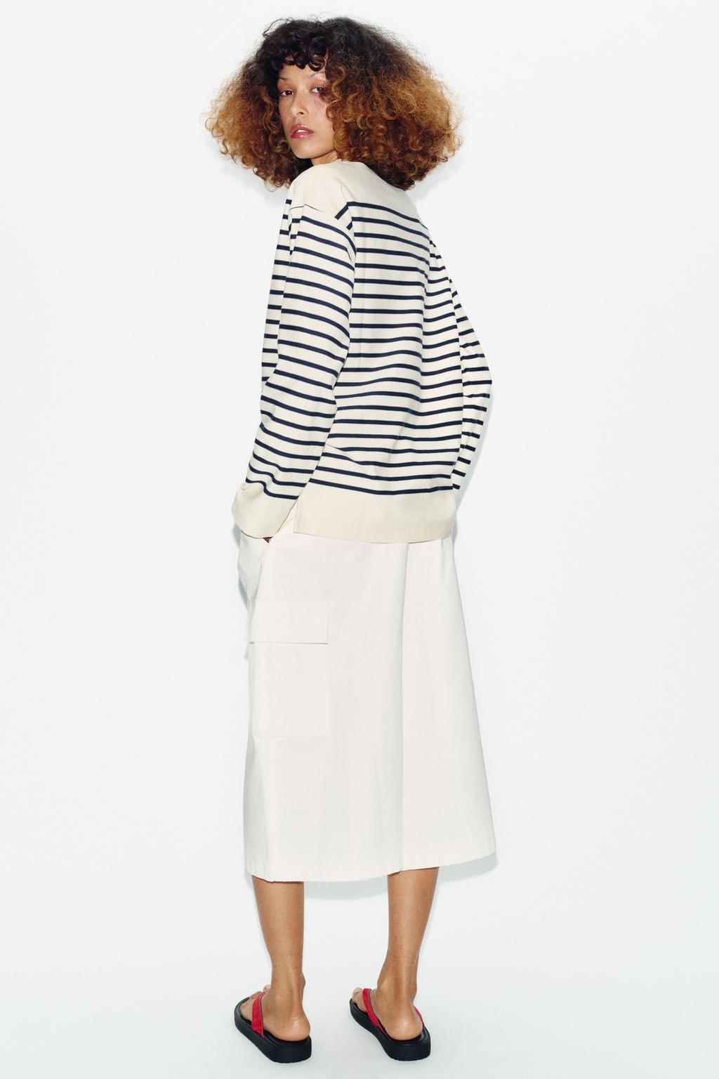 ФУТБОЛКА В ПОЛОСКУ С ДЛИННЫМИ РУКАВАМИ