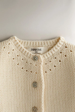 Детская вязаная кардигана- Заказать в России