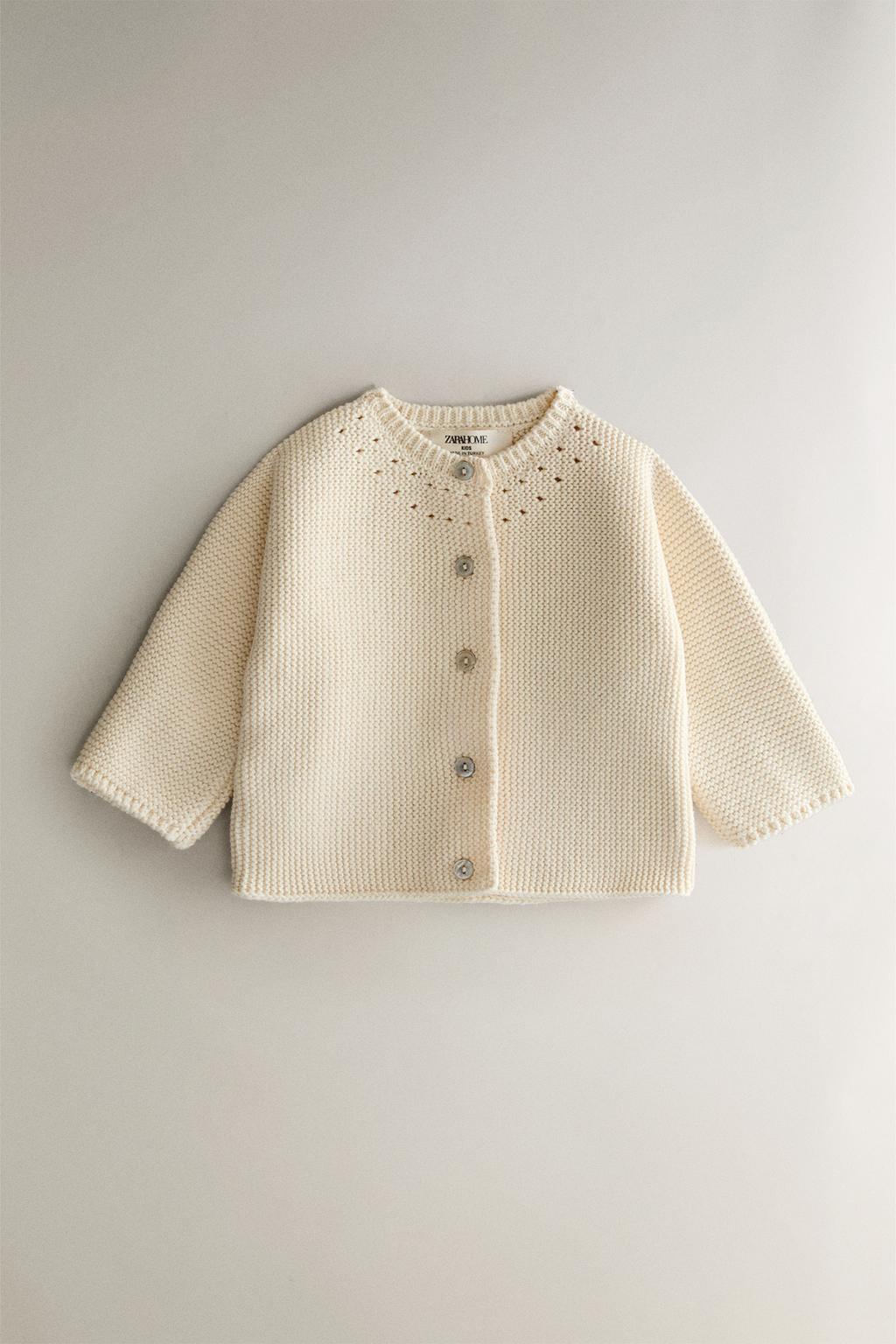 Детская вязаная кардигана