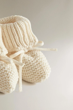 Вязаные детские ботиночки- Заказать в России