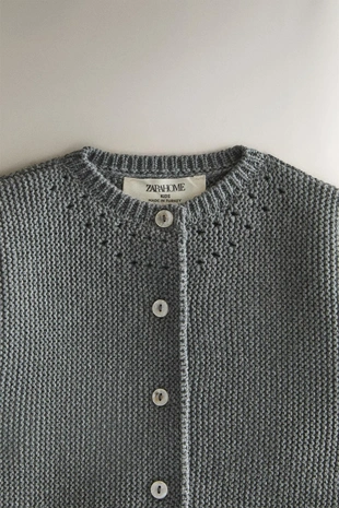 Детский вязаный кардиган