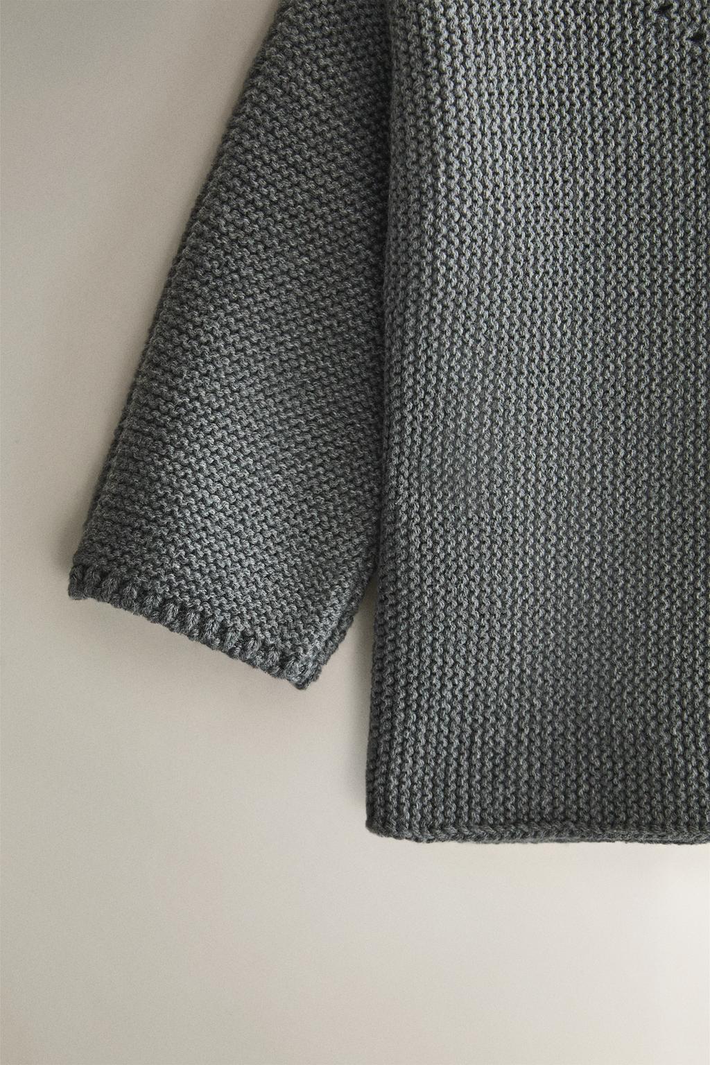 Детский вязаный кардиган