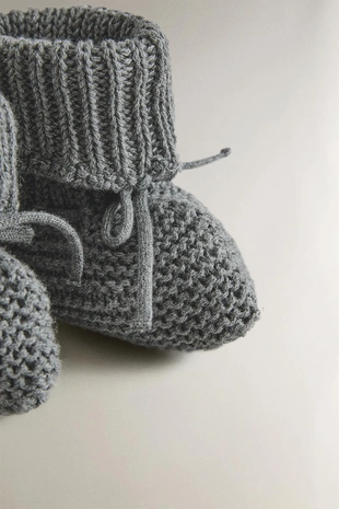 Вязаные пинетки для малышей- Заказать в России