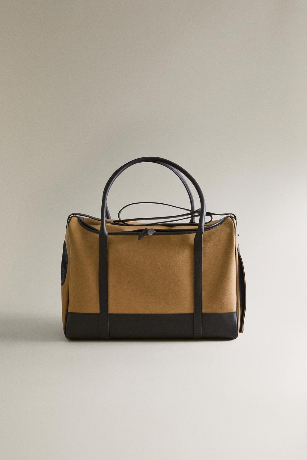 Сумка-переноска для животных из кожи