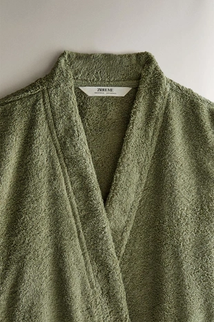 Халат из хлопка высокого качества (420 г/м²)- Заказать в России