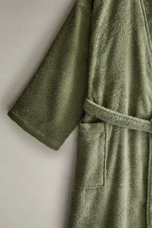 Халат из хлопка высокого качества (420 г/м²)- Заказать в России