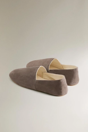 Туфли-сланцы из кожи бабуш- Заказать в России