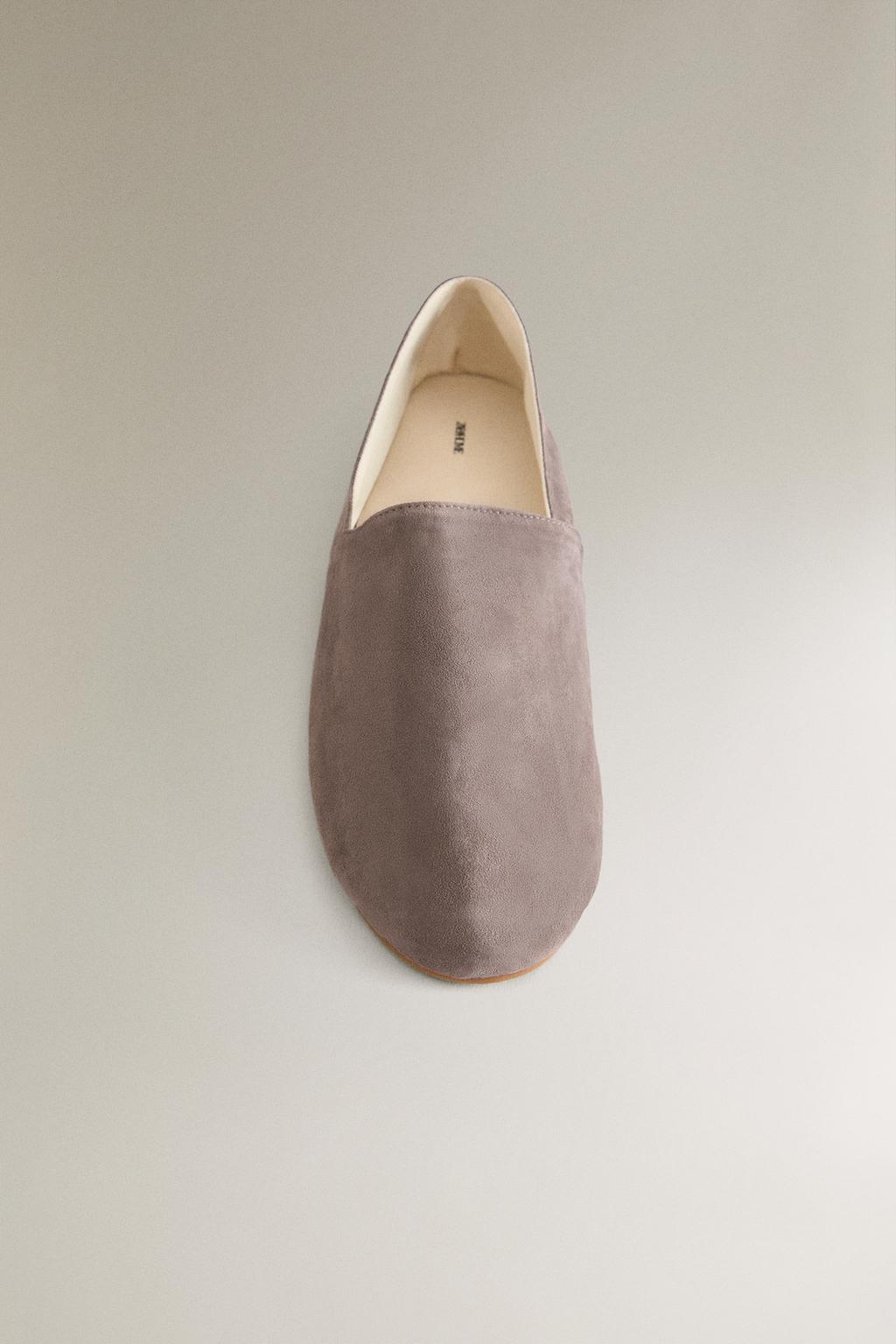 Туфли-сланцы из кожи бабуш