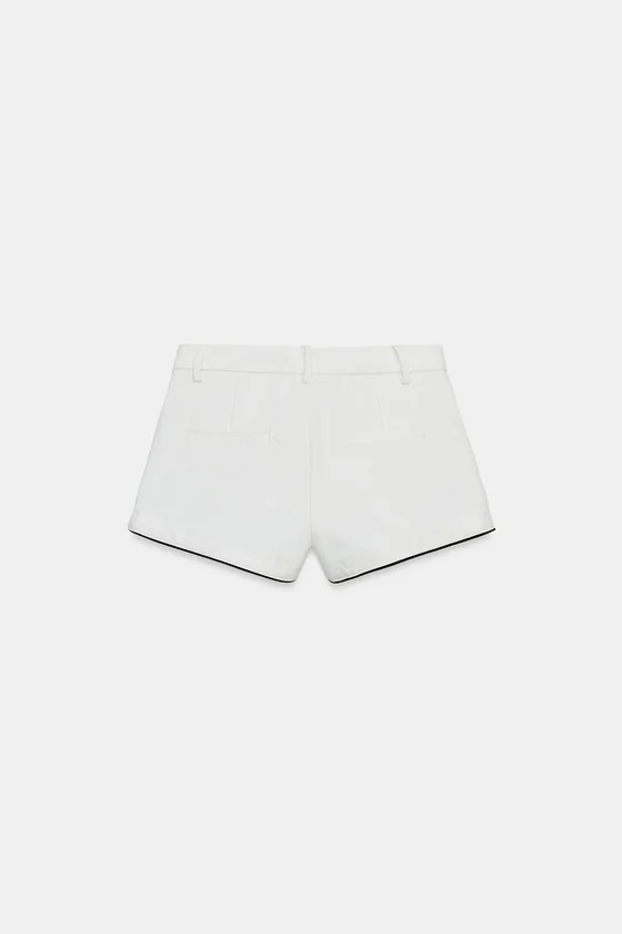 ДЖИНСОВЫЕ ШОРТЫ С ЗАЩИПАМИ — коллекция Zara «ZW»