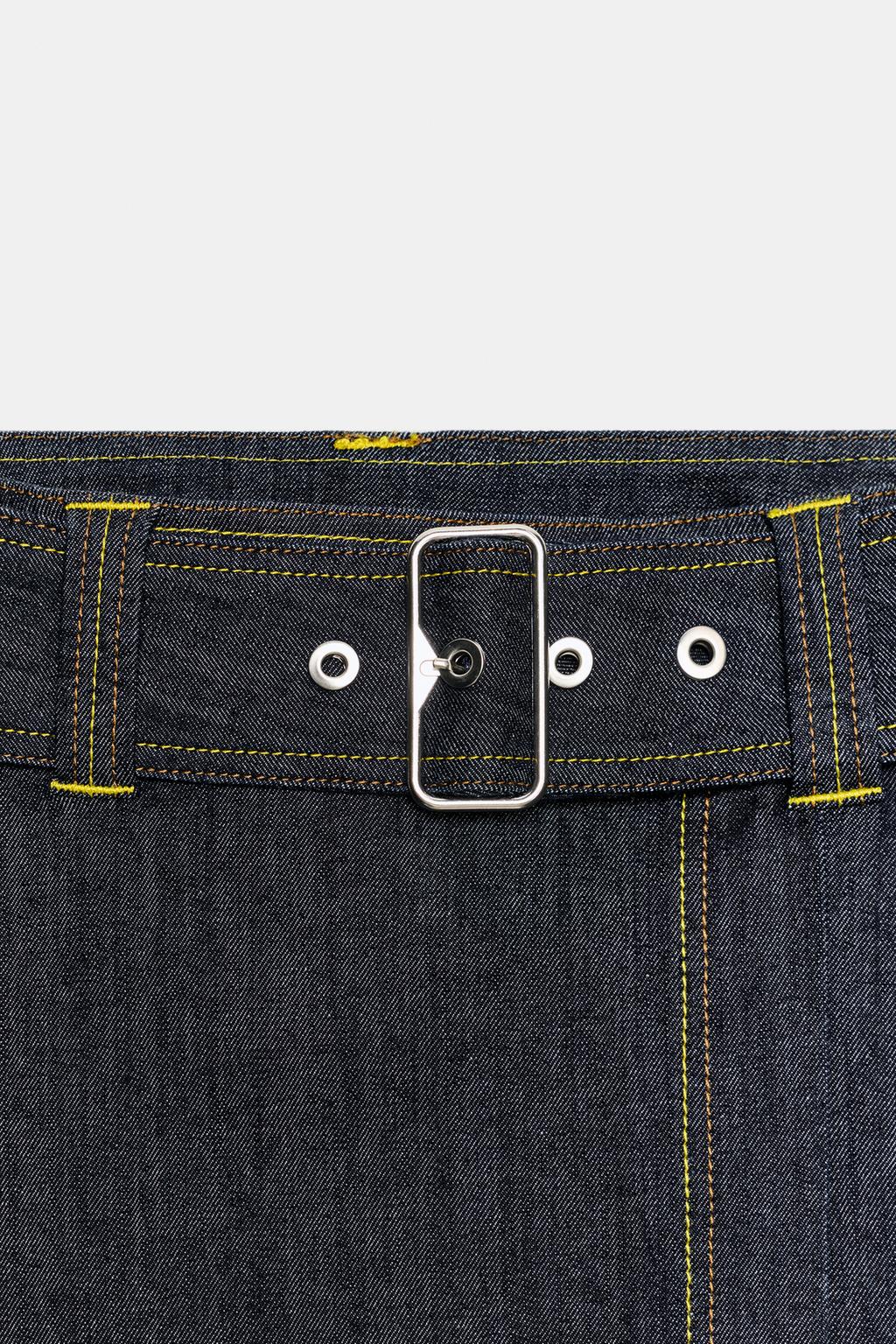 ЮБКА-ШОРТЫ Z1975 С ЗАПАХОМ И РЕМНЕМ