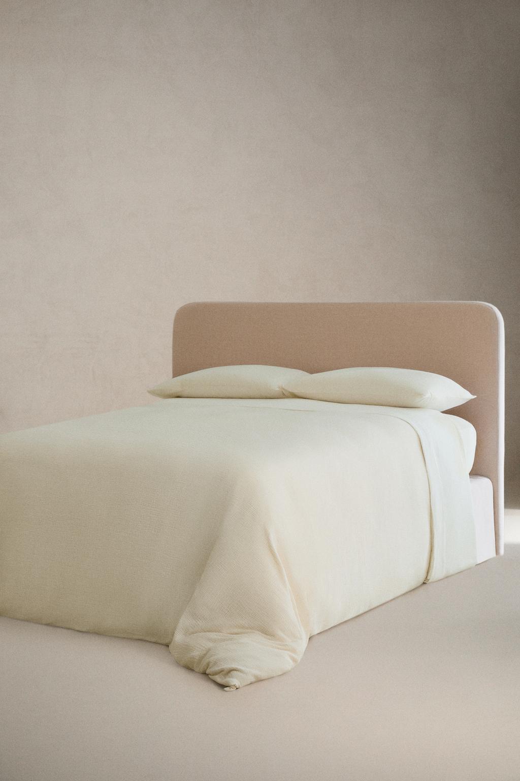 Простынь на резинке из муслина