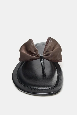 Сандалии из сетчатой ткани на плоской подошве- Заказать в России