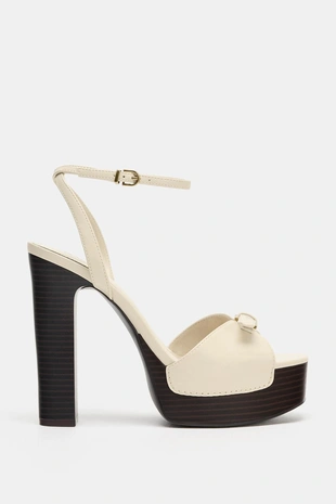 Босоножки на платформе с пряжкой- Заказать в России