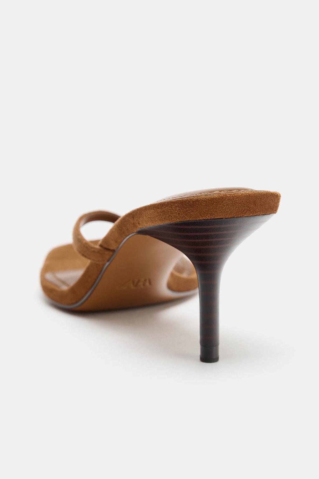 БОСОНОЖКИ НА КАБЛУКЕ С РЕМЕШКОМ