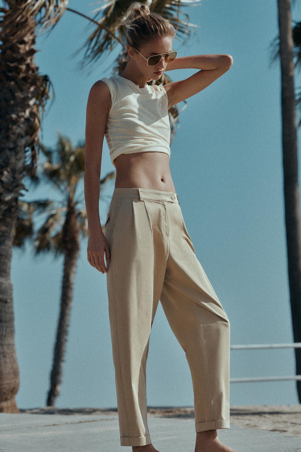 БРЮКИ ЧИНОС С ОТВОРОТАМИ