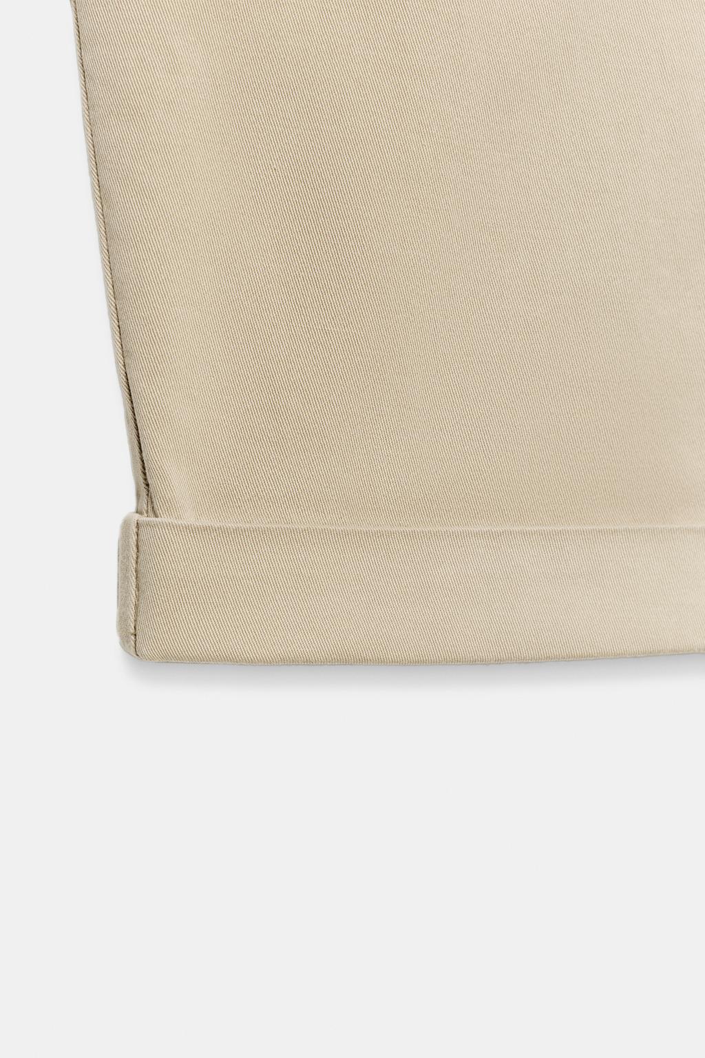 БРЮКИ ЧИНОС С ОТВОРОТАМИ