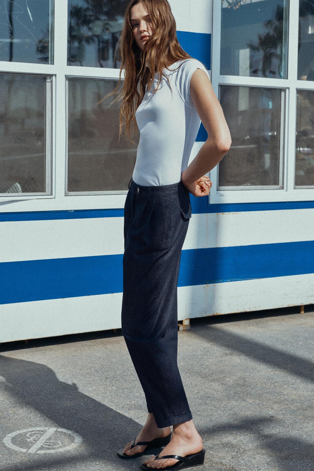 БРЮКИ ЧИНОС С ОТВОРОТАМИ