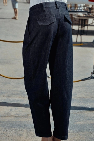 Брюки чинос с отворотами- Заказать в России