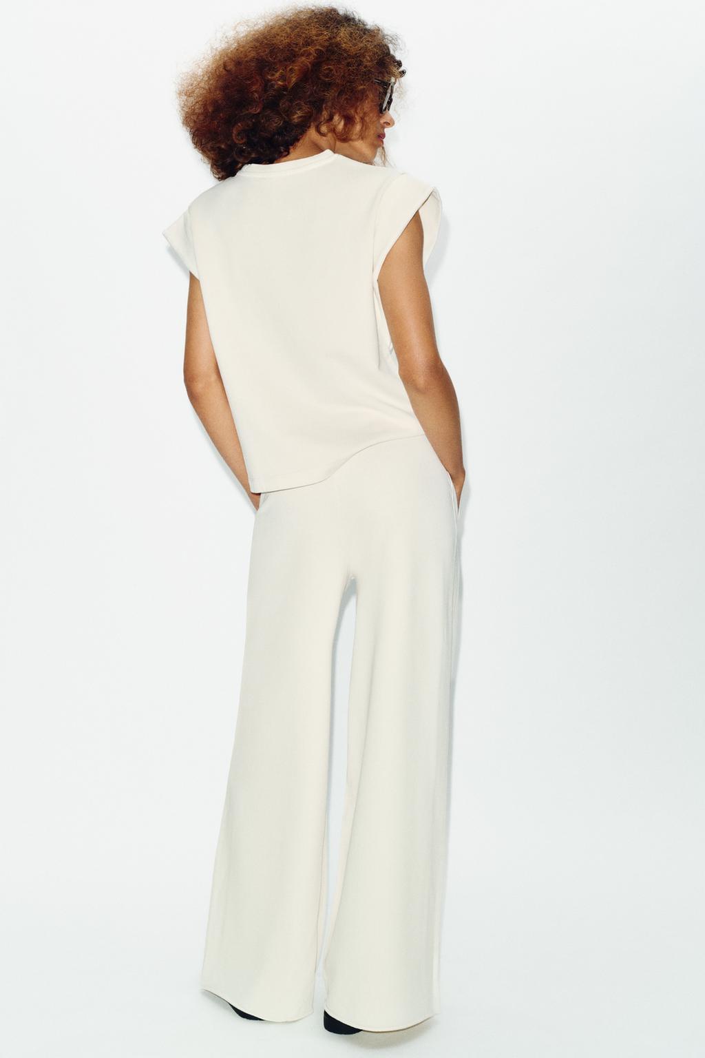 ХЛОПКОВАЯ ФУТБОЛКА СО СПУЩЕННЫМИ РУКАВАМИ