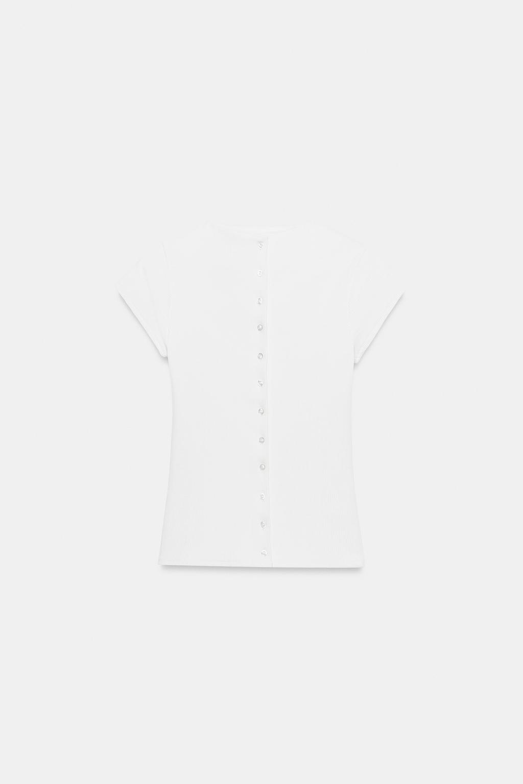 ФУТБОЛКА В РУБЧИК НА ПУГОВИЦАХ