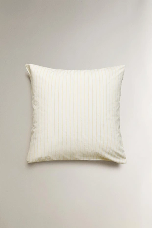 Пиллокейс из выстиранного хлопка в полоску- Заказать в России