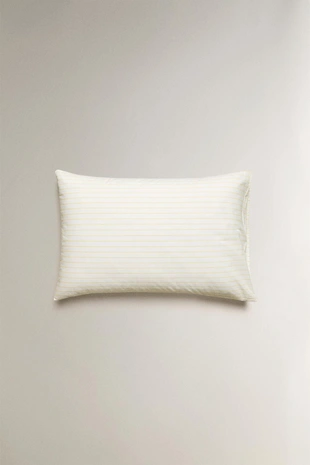 Пиллокейс из выстиранного хлопка в полоску- Заказать в России