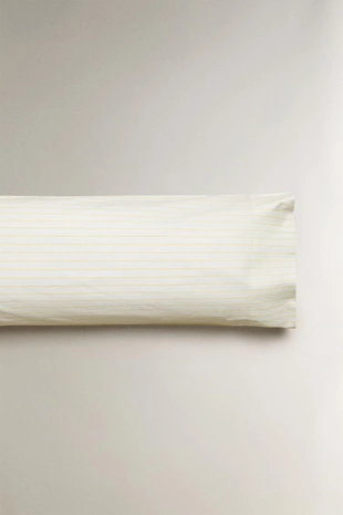 Пиллокейс из выстиранного хлопка в полоску- Заказать в России