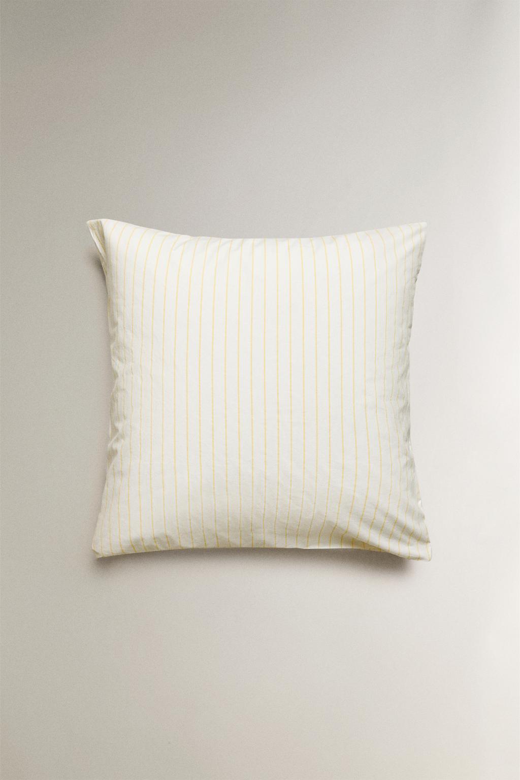 Пиллокейс из выстиранного хлопка в полоску