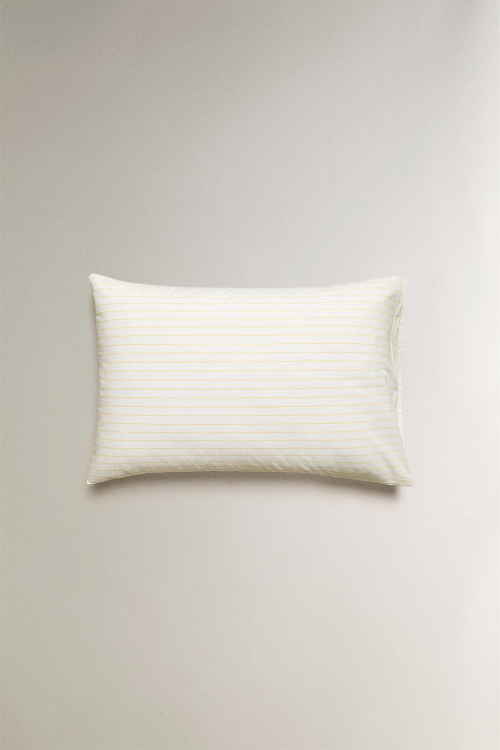 Пиллокейс из выстиранного хлопка в полоску