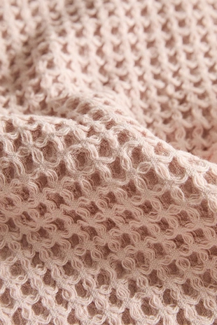 Полотенце из хлопка с вафельным плетением (набор из 3 штук)