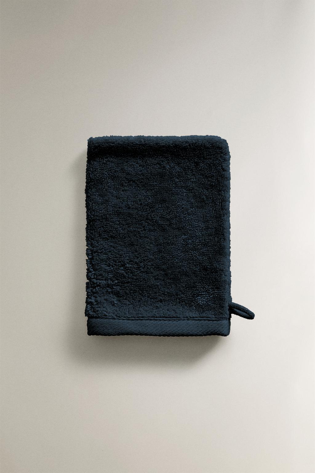 Рукавичка для ванны из хлопкового махрового полотна