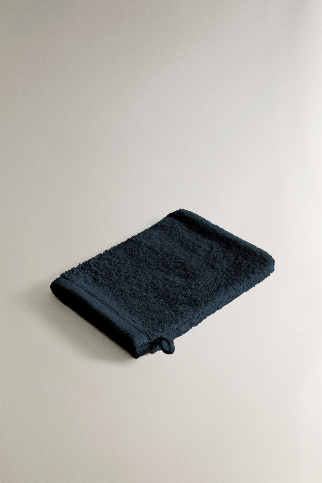 Рукавичка для ванны из хлопкового махрового полотна