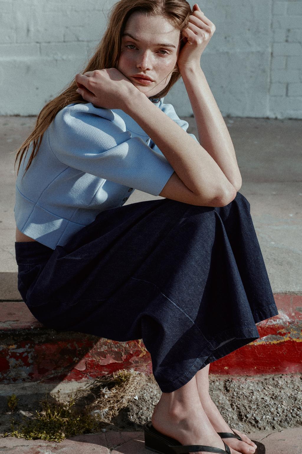 КАРДИГАН С ОБЪЕМНЫМИ РУКАВАМИ