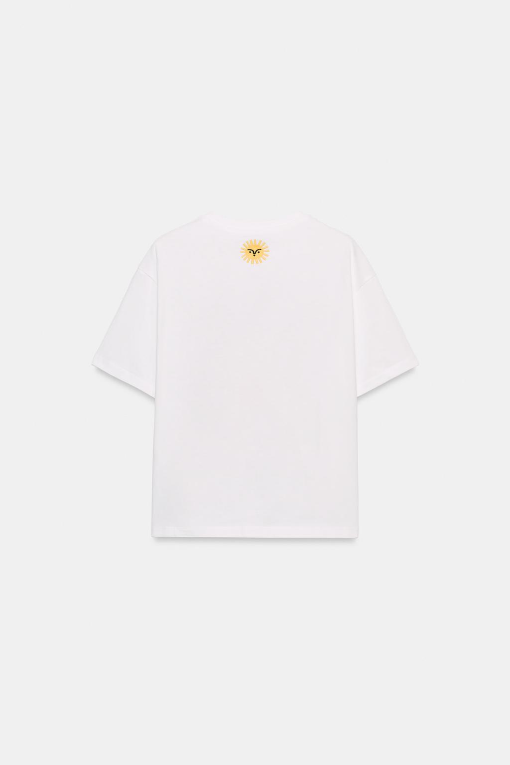 ФУТБОЛКА С КОРОТКИМИ РУКАВАМИ И ПРИНТОМ AGUSTINA SHUAN