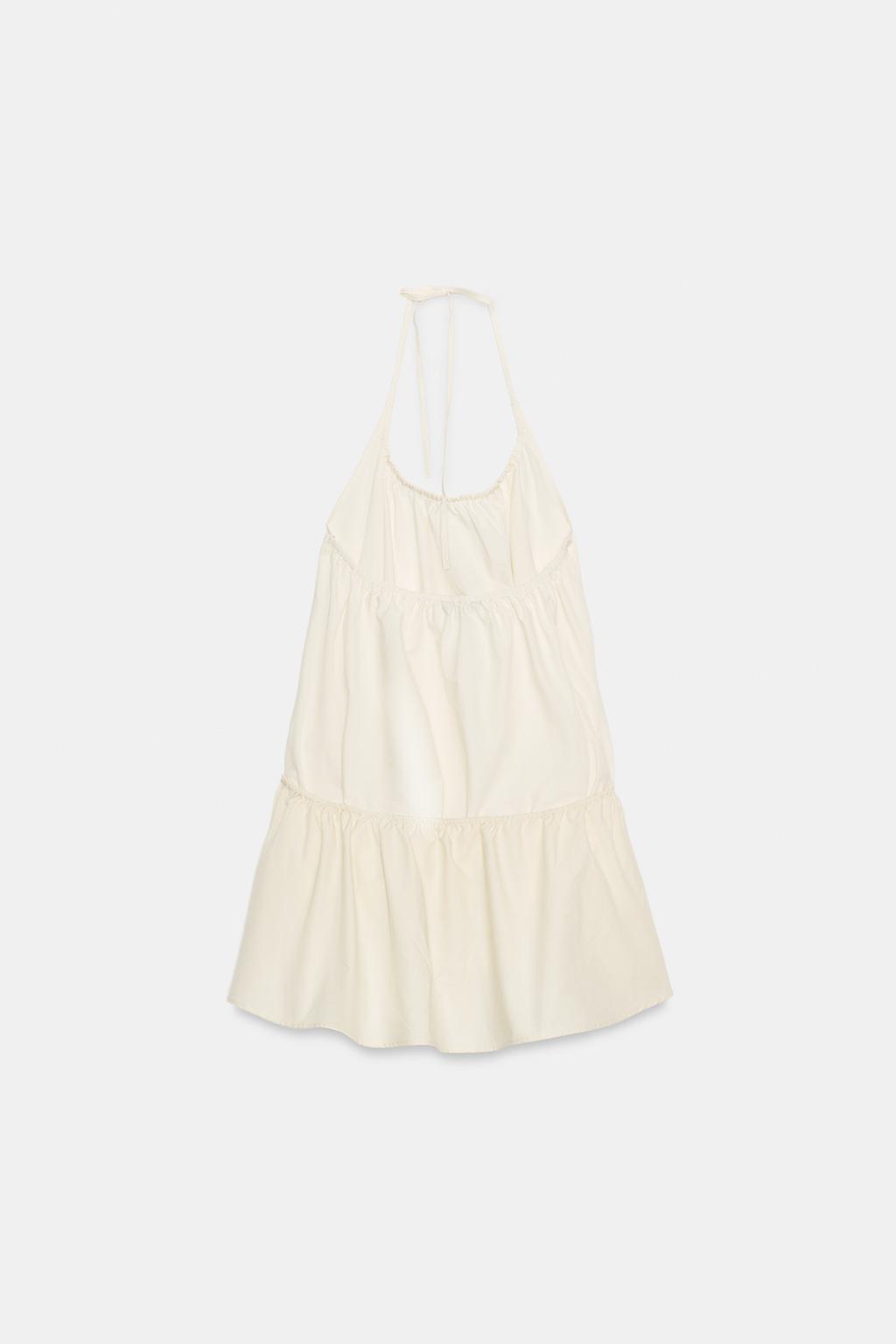 ПЛАТЬЕ ИЗ НЕЙЛОНА С ГОРЛОВИНОЙ ХАЛТЕР