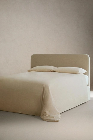 Полосатая покрывало из хлопка с эффектом сирсакер- Заказать в России