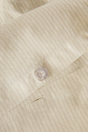 Полосатая покрывало из хлопка с эффектом сирсакер- Заказать в России