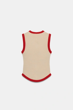 Футболка с контрастными полосами- Заказать в России