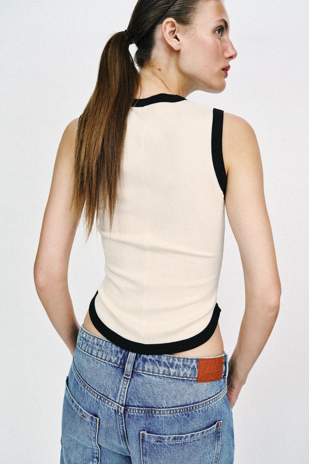 ФУТБОЛКА С КОНТРАСТНОЙ ОТДЕЛКОЙ