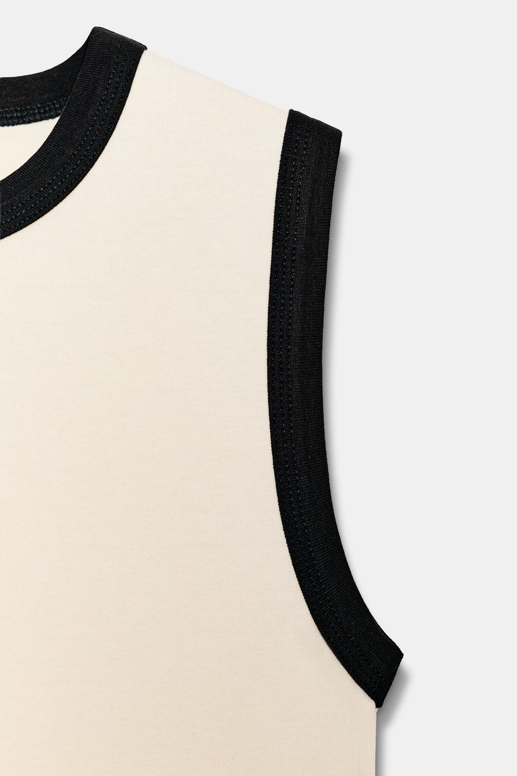 ФУТБОЛКА С КОНТРАСТНОЙ ОТДЕЛКОЙ